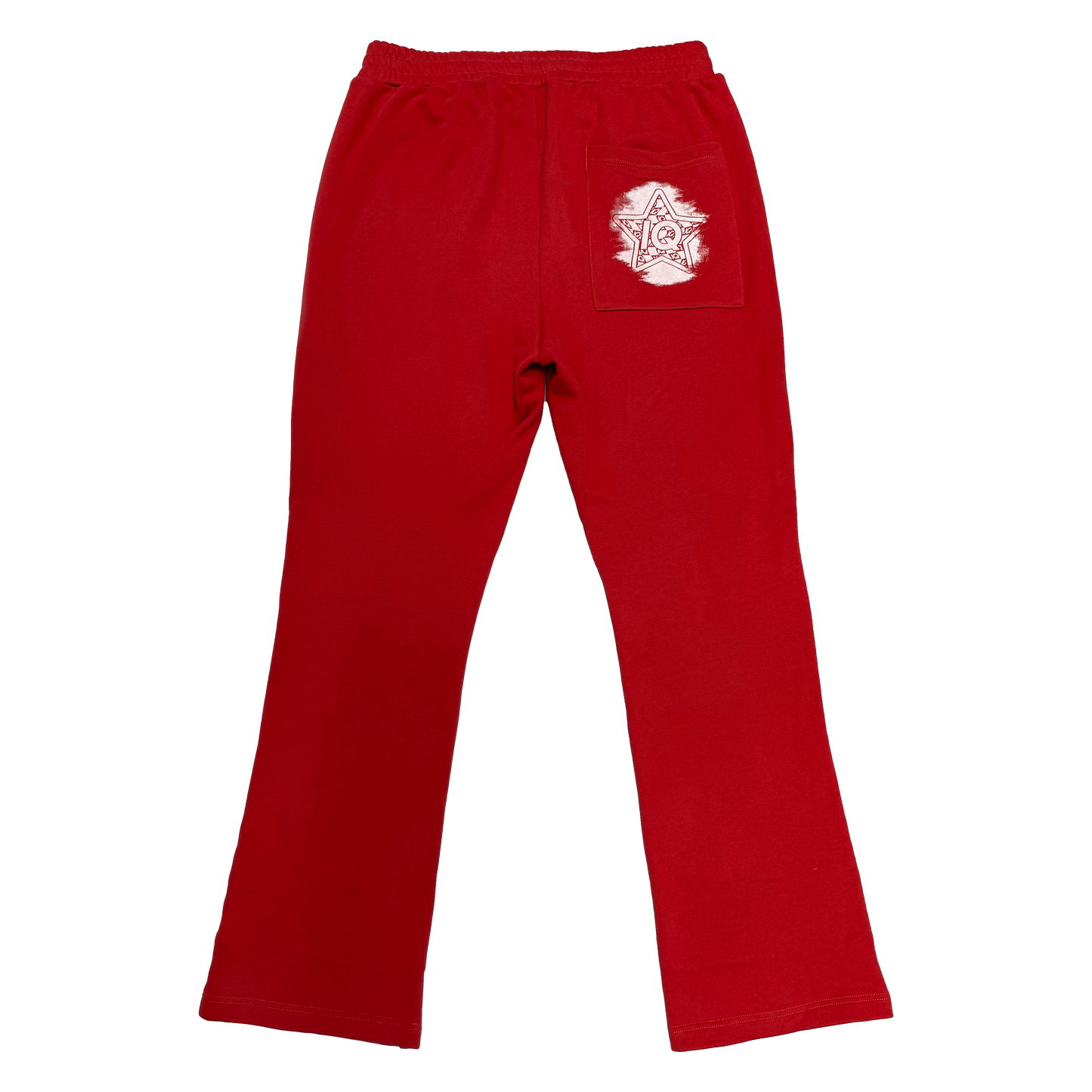 IQ Flared Sweatpants 'Red'