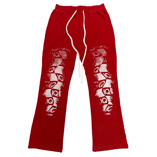 IQ Flared Sweatpants 'Red'