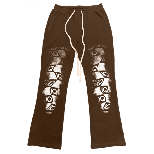 IQ Flared Sweatpants 'Mocha'